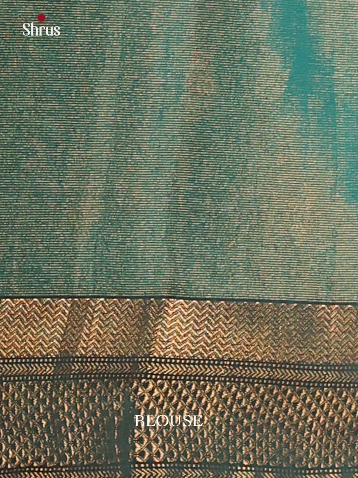 Green with Blue- Maheshwari silkcotton Saree - Shop on Shrus.com