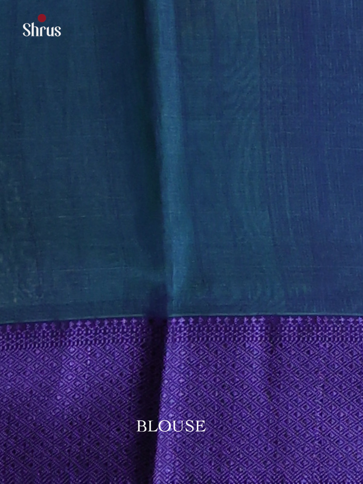 Green with Blue - Maheshwari silkcotton Saree - Shop on Shrus.com