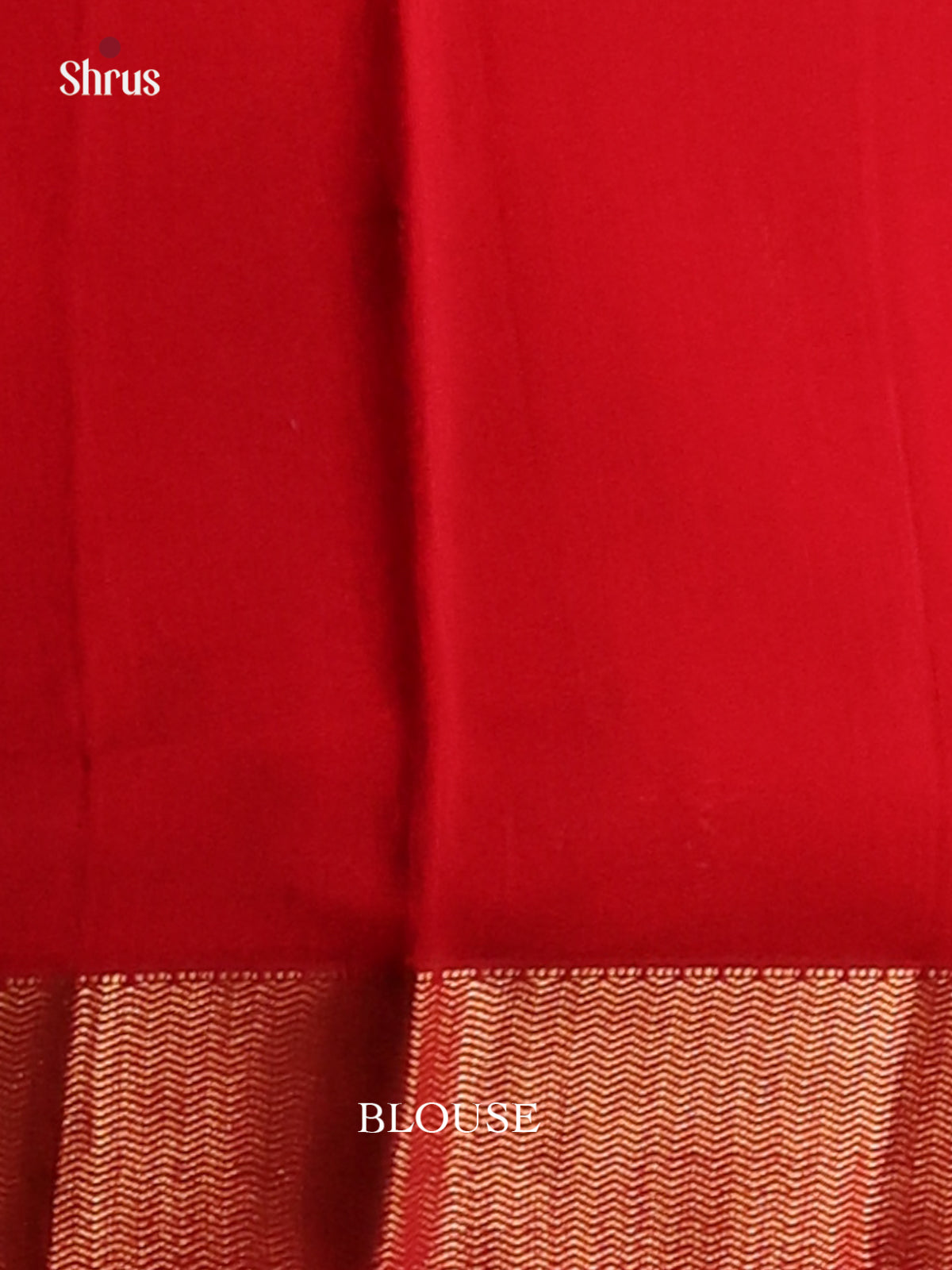 Red(Single Tone)- Maheshwari silkcotton Saree - Shop on Shrus.com