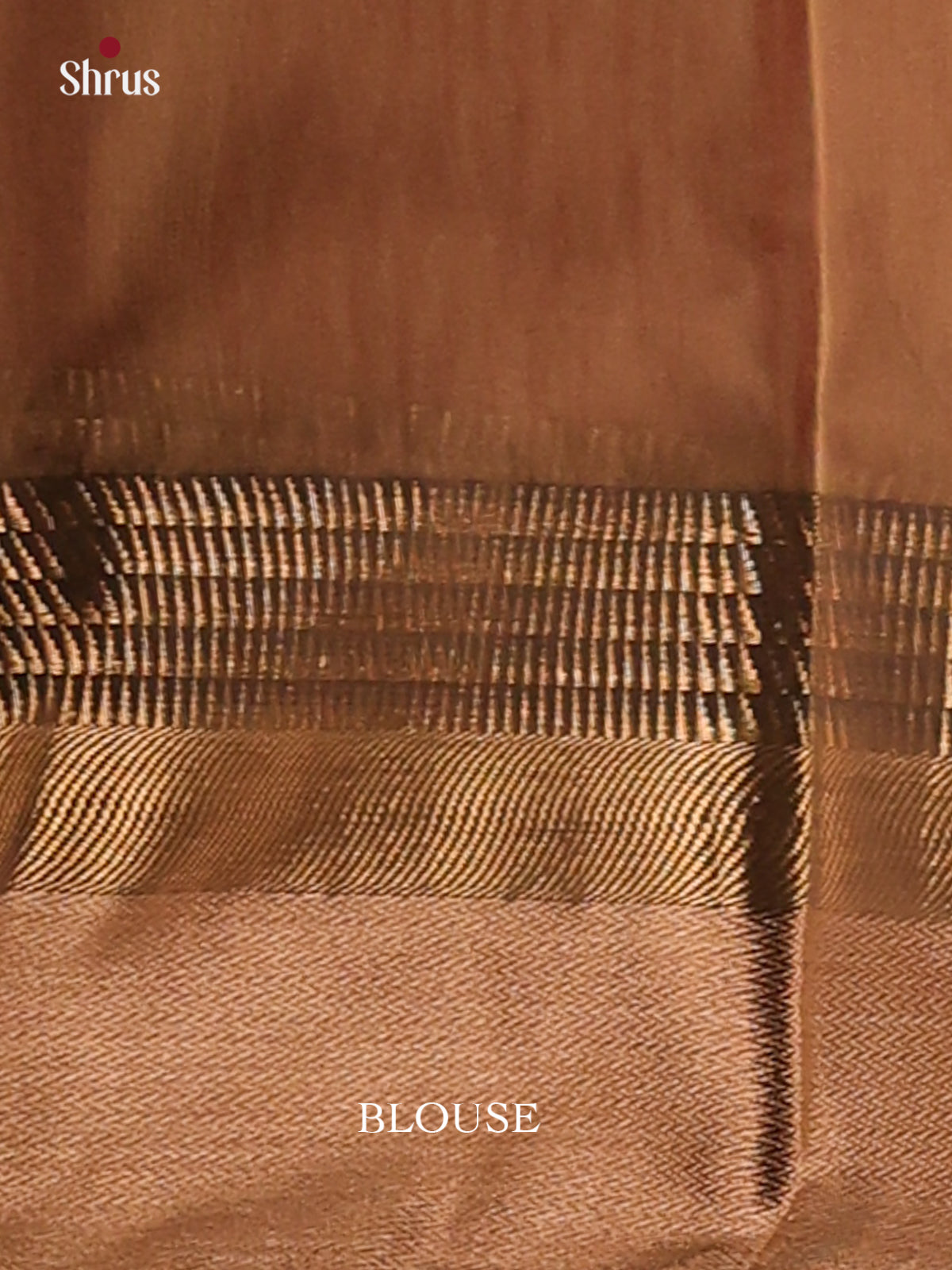 Maroon & Brown- Maheshwari silkcotton Saree - Shop on Shrus.com