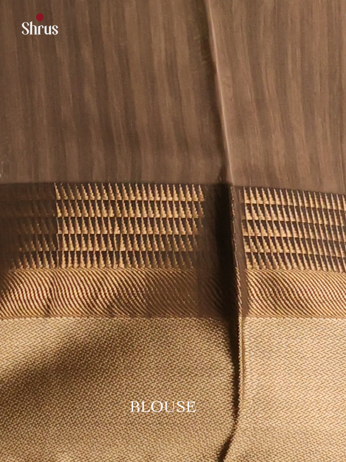 Black with Grey- Maheshwari silkcotton Saree - Shop on Shrus.com