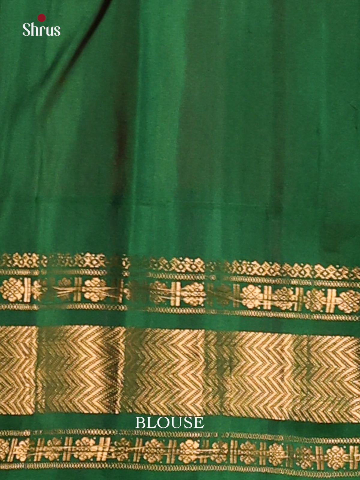 Exquisite Pink Gadwal silk Saree with gold zari buttas & green brocade pallu-1