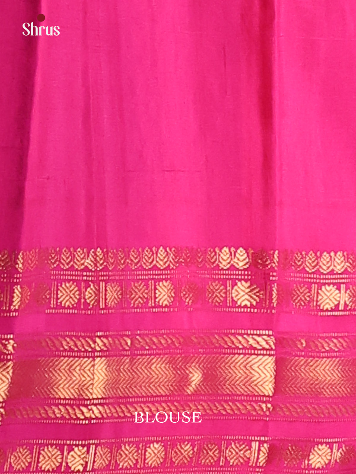 Regal Violet Gadwal silk Saree gleams with zari buttas , ganga jamuna border - Shop on Shrus.com