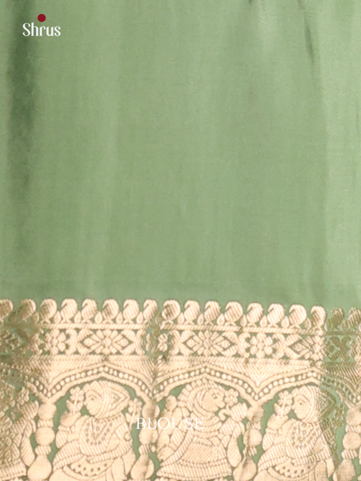 Pastel Green Soft Silk Saree with zari woven vanashrigaram floral brocade,self zari border - Shop on Shrus.com