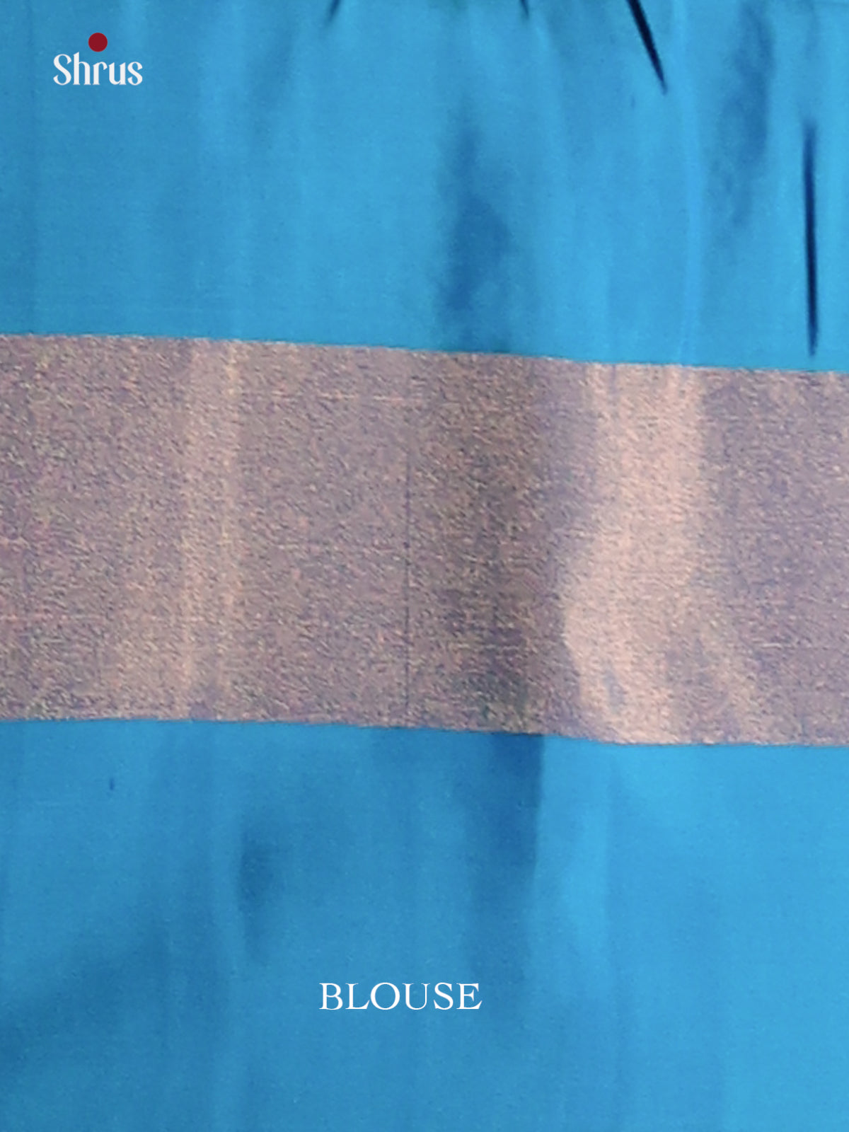 Stunning Red Soft Silk Saree with woven floral nestling , blue brocade pallu-2