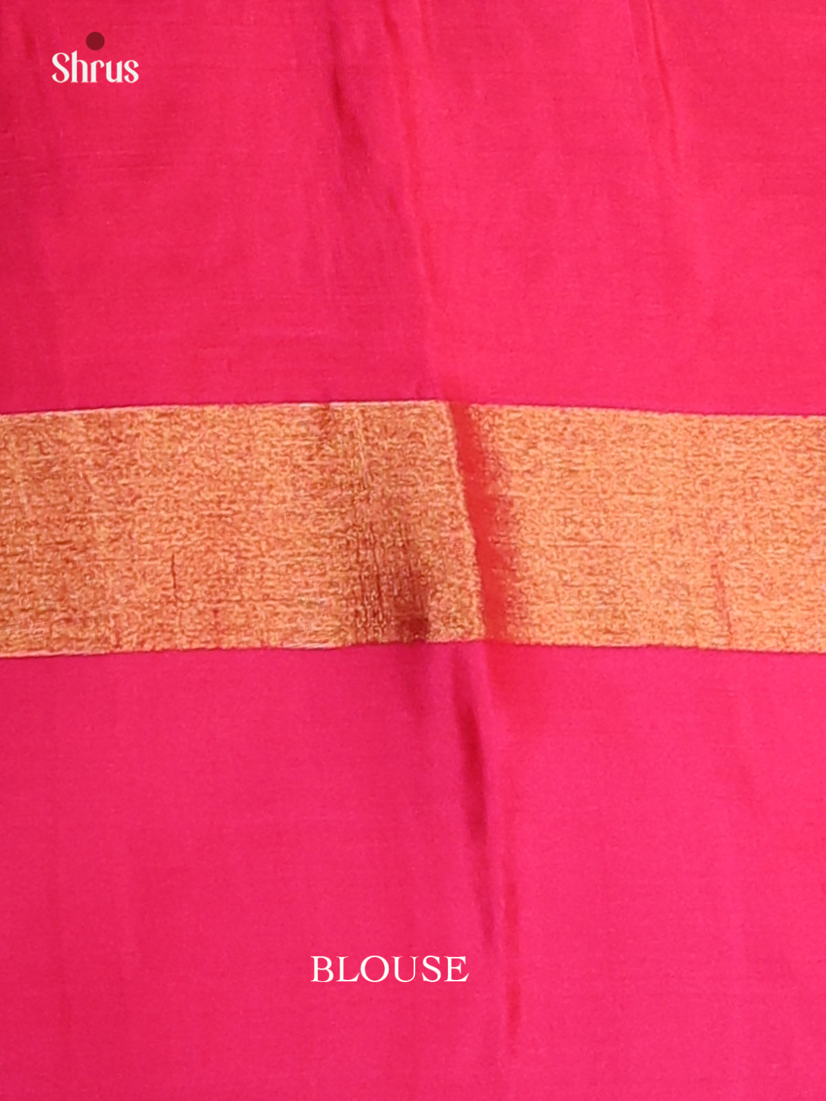 Beautiful Blue Soft Silk Saree with stripes pattern ,contrast pink zari brocade pallu - Shop on Shrus.com