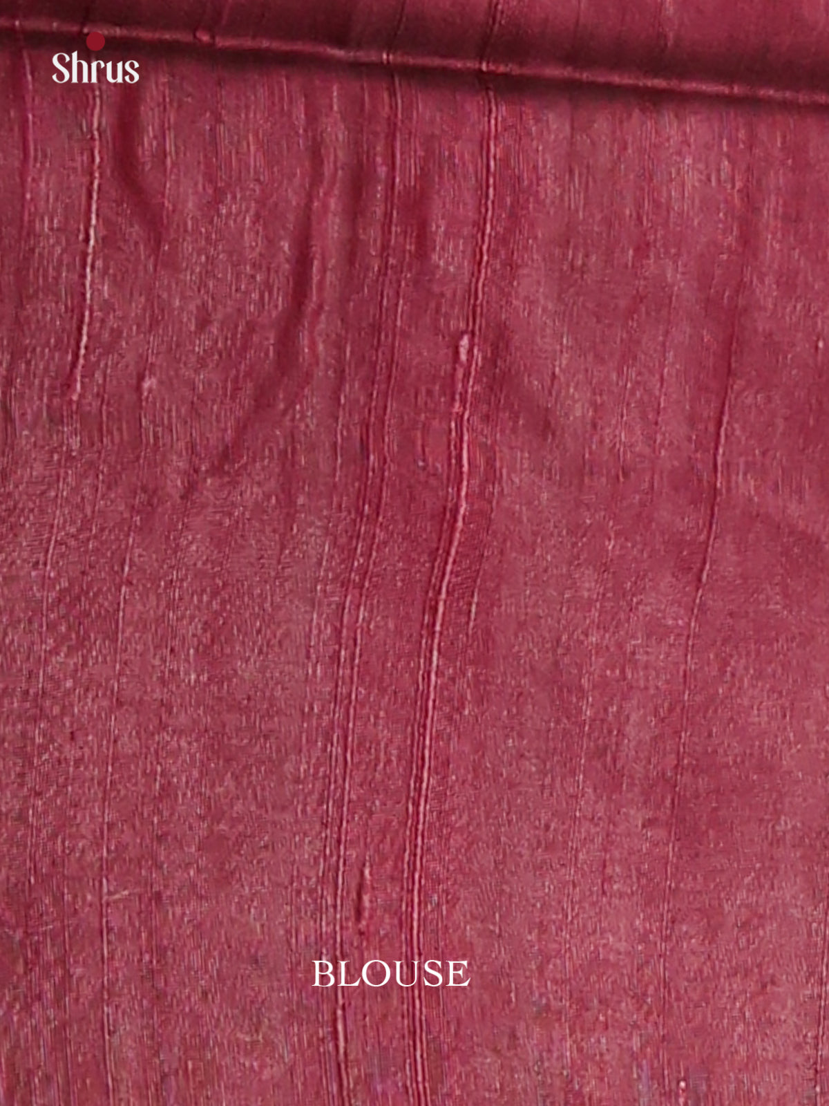Pretty Arakku Maroon Raw Silk Saree gleams with zari stripes , self temple zari border - Shop on Shrus.com