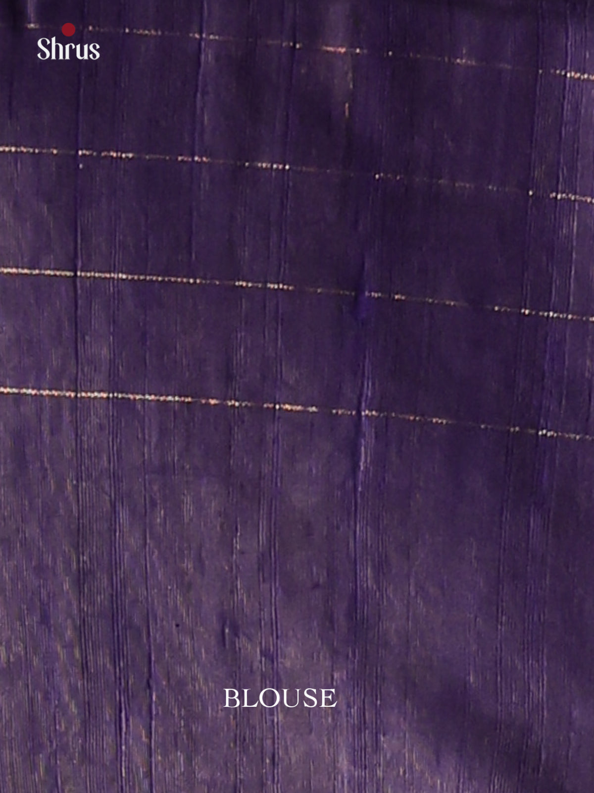 Beautiful Red Raw Silk Saree with zari checks , blue floral brocade pallu - Shop on Shrus.com