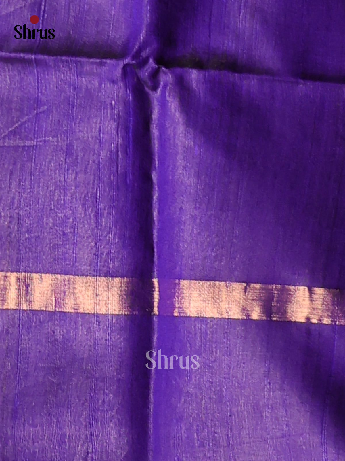 Sublime Maroon Raw Silk Saree with gold zari buttas , blue zari border -1