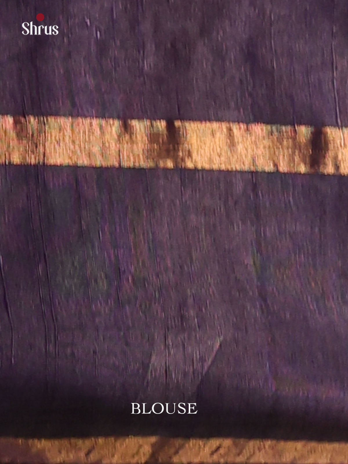 Radiant Red Raw Silk Saree gleams with gold zari buttas , blue zari border - Shop on Shrus.com