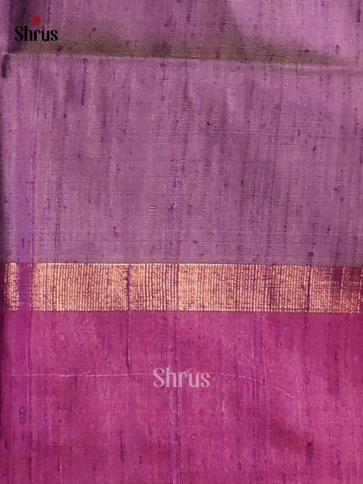 Vivacious Pista Green Raw Silk Saree with thread woven buttas , purple floral zari border - Shop on Shrus.com