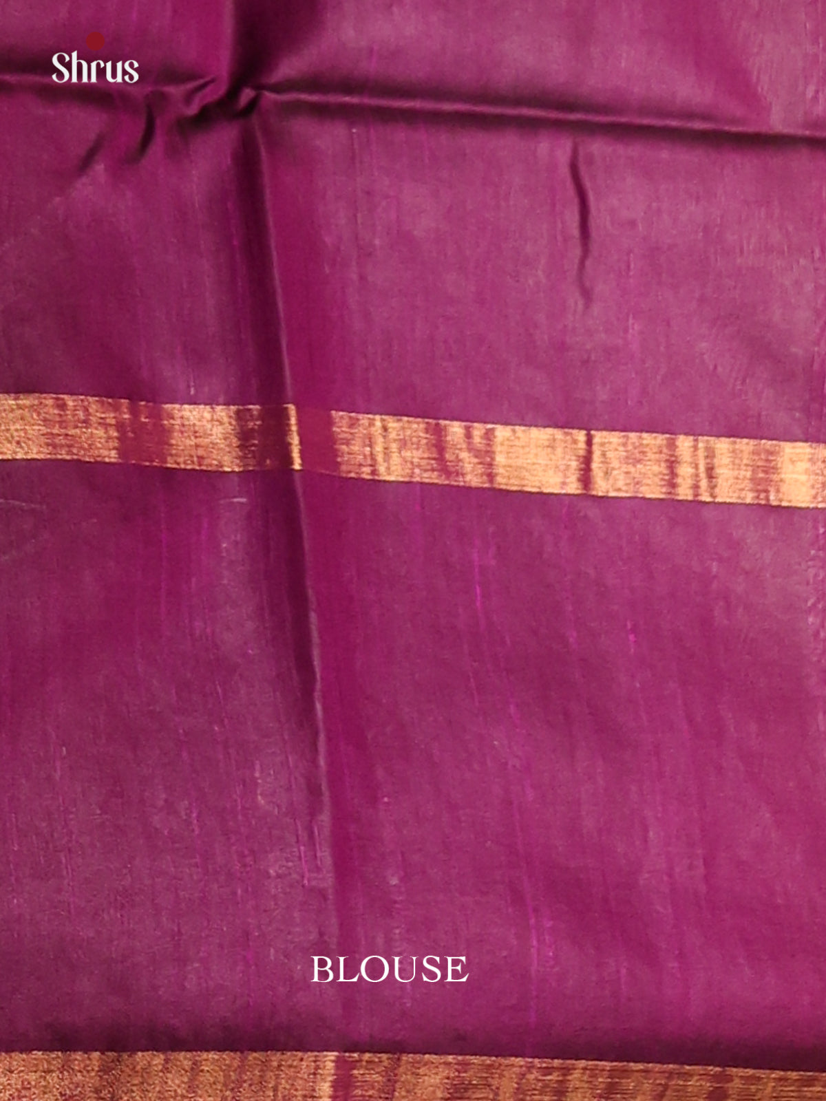 Pretty Purple Raw Silk Saree dazzles with gold zari floral buttas, self brocade border-1