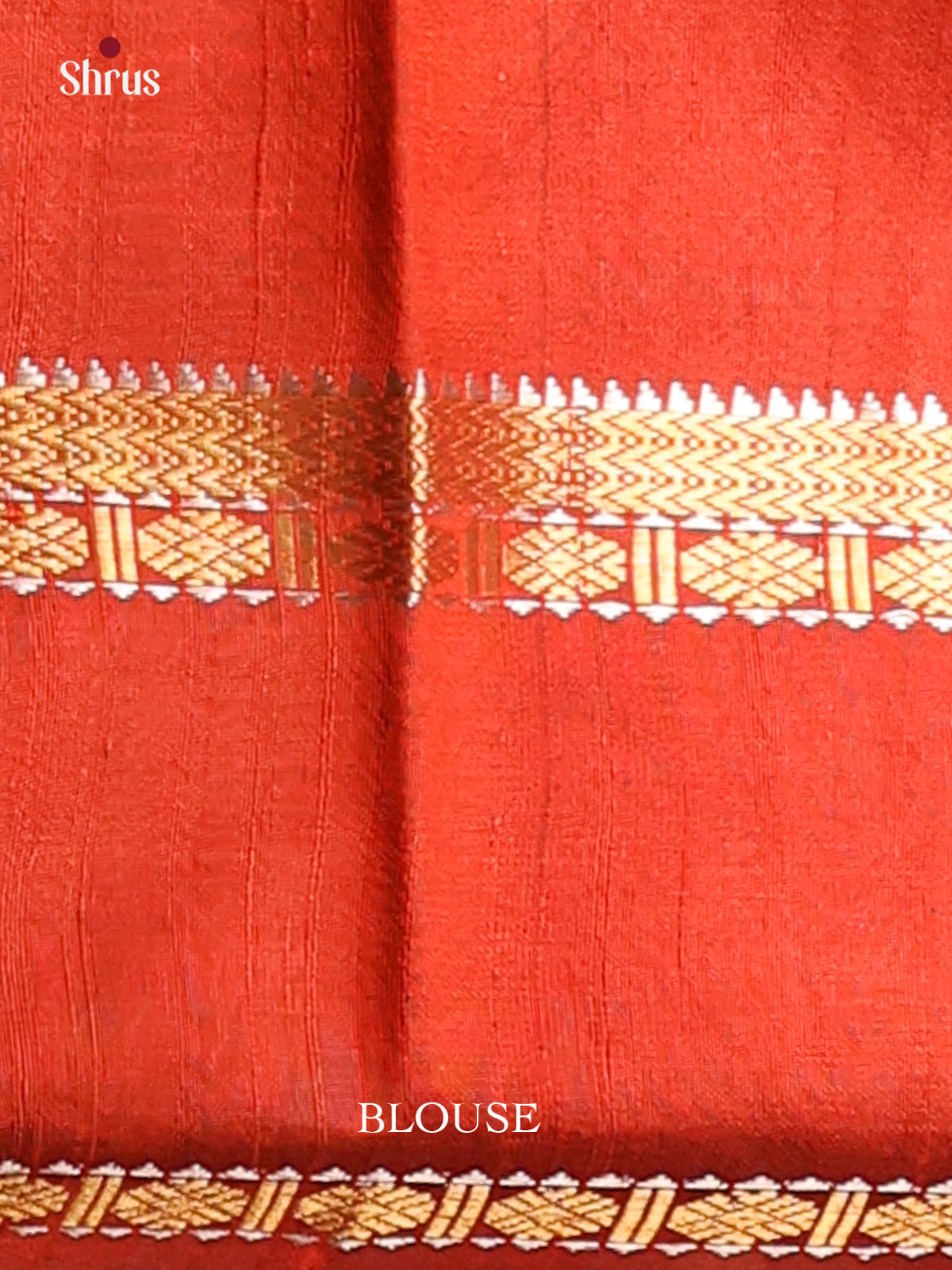 Regal Maroon Raw Silk Saree with plain body , contrast Brick zari woven pallu - Shop on Shrus.com