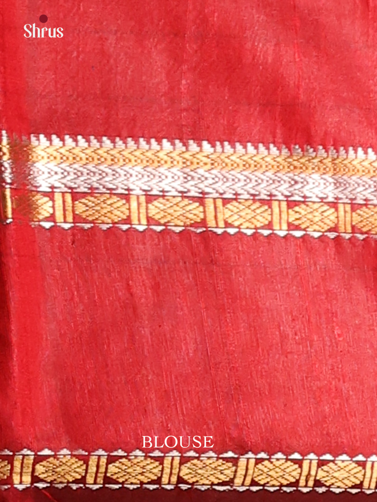 Vibrant Blue Raw Silk Saree with Maroon zari woven pallu -1