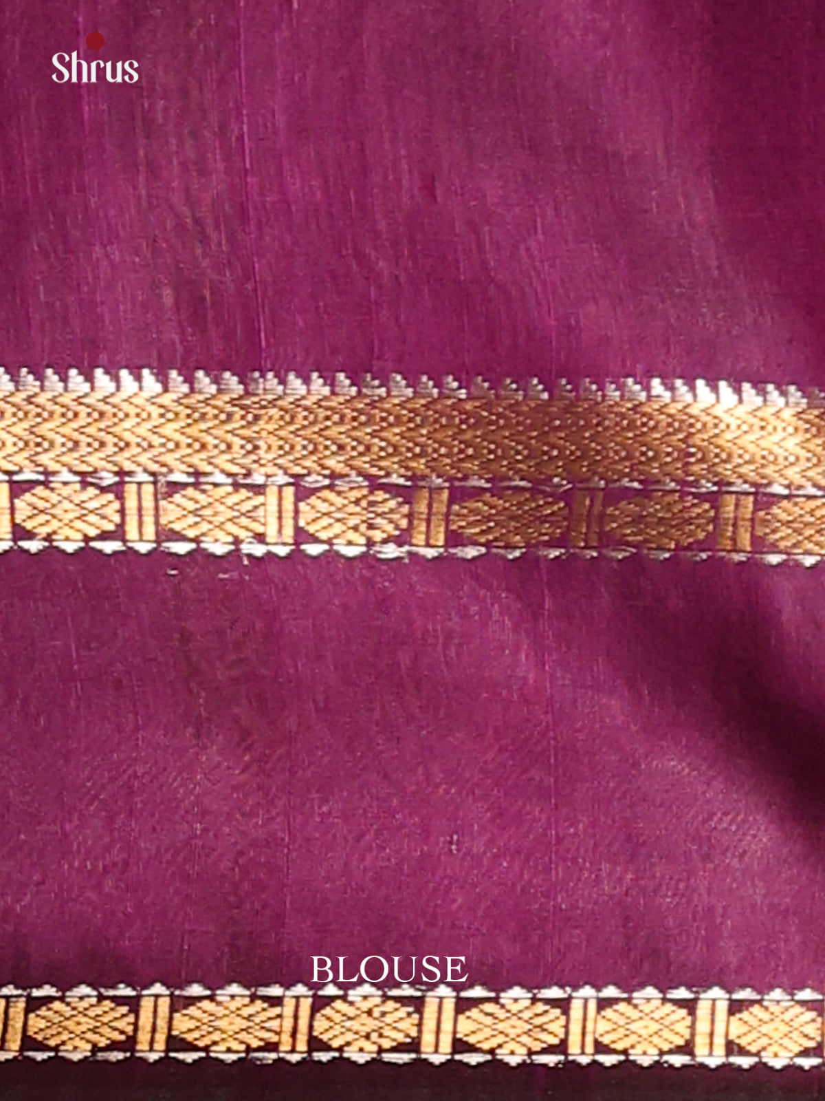 Classic Green Raw Silk Saree with plain body , gold , silver zari wove purple pallu - Shop on Shrus.com