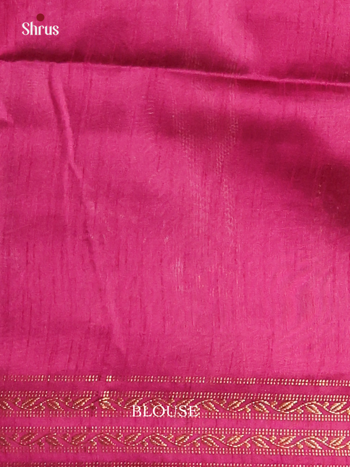 Orange with Purple - Semi Rawsilk Saree - Shop on Shrus.com