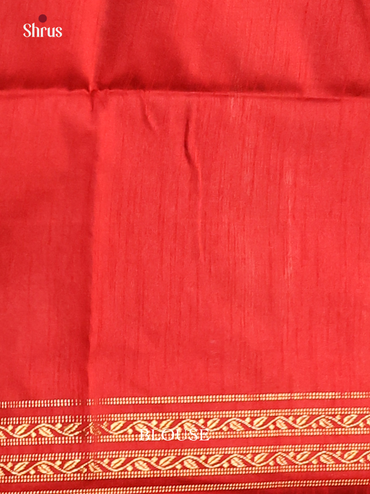 Green with Red - Semi Rawsilk Saree - Shop on Shrus.com