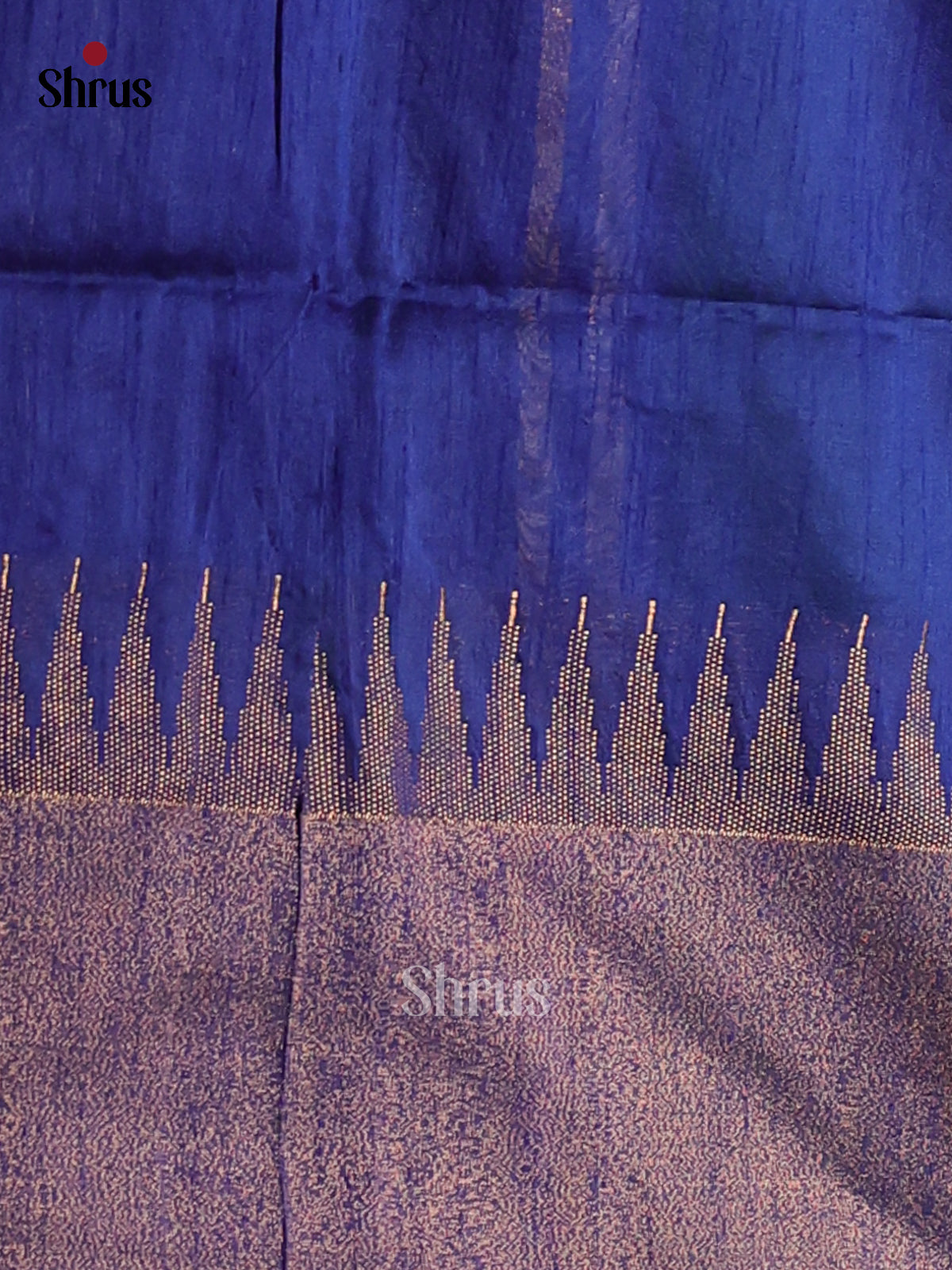 Green with Blue - semi raw silk - Shop on Shrus.com