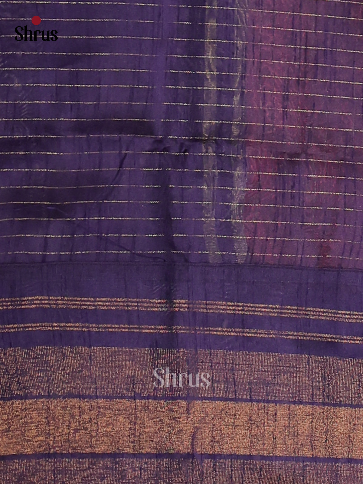 Pink & Blue - Semi Rawsilk saree - Shop on Shrus.com