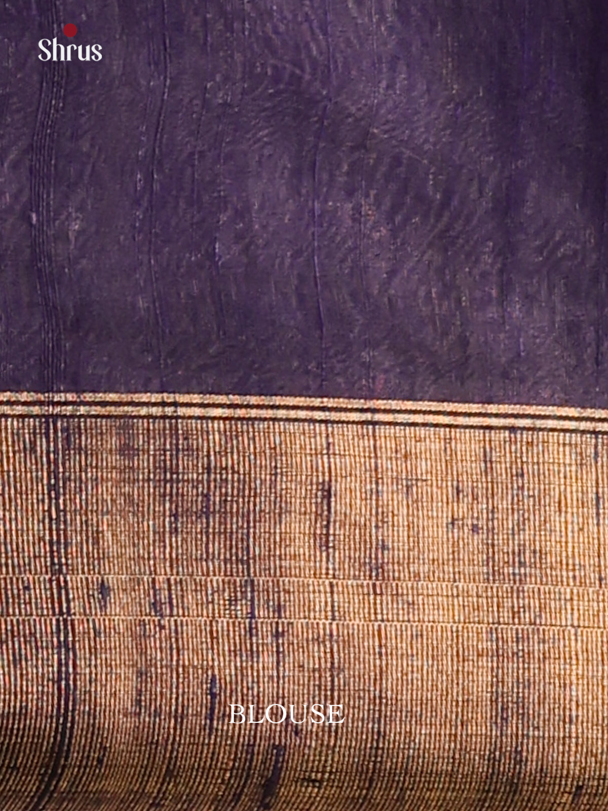 Classy Maroon Raw Silk Saree with zari stripes , blue zari pallu - Shop on Shrus.com