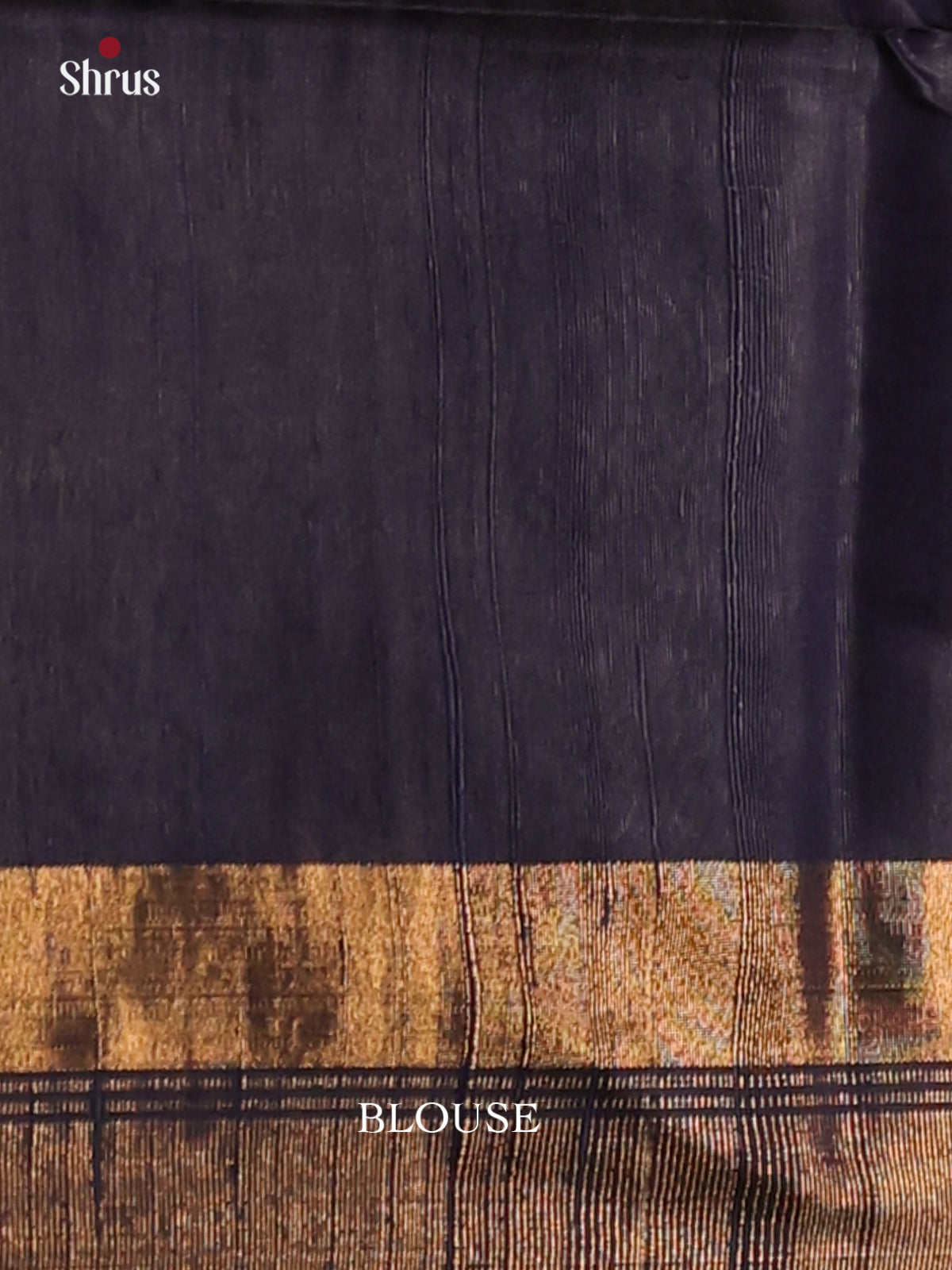 Majestic Red Raw Silk Saree with plain body , contrast blue zari pallu - Shop on Shrus.com