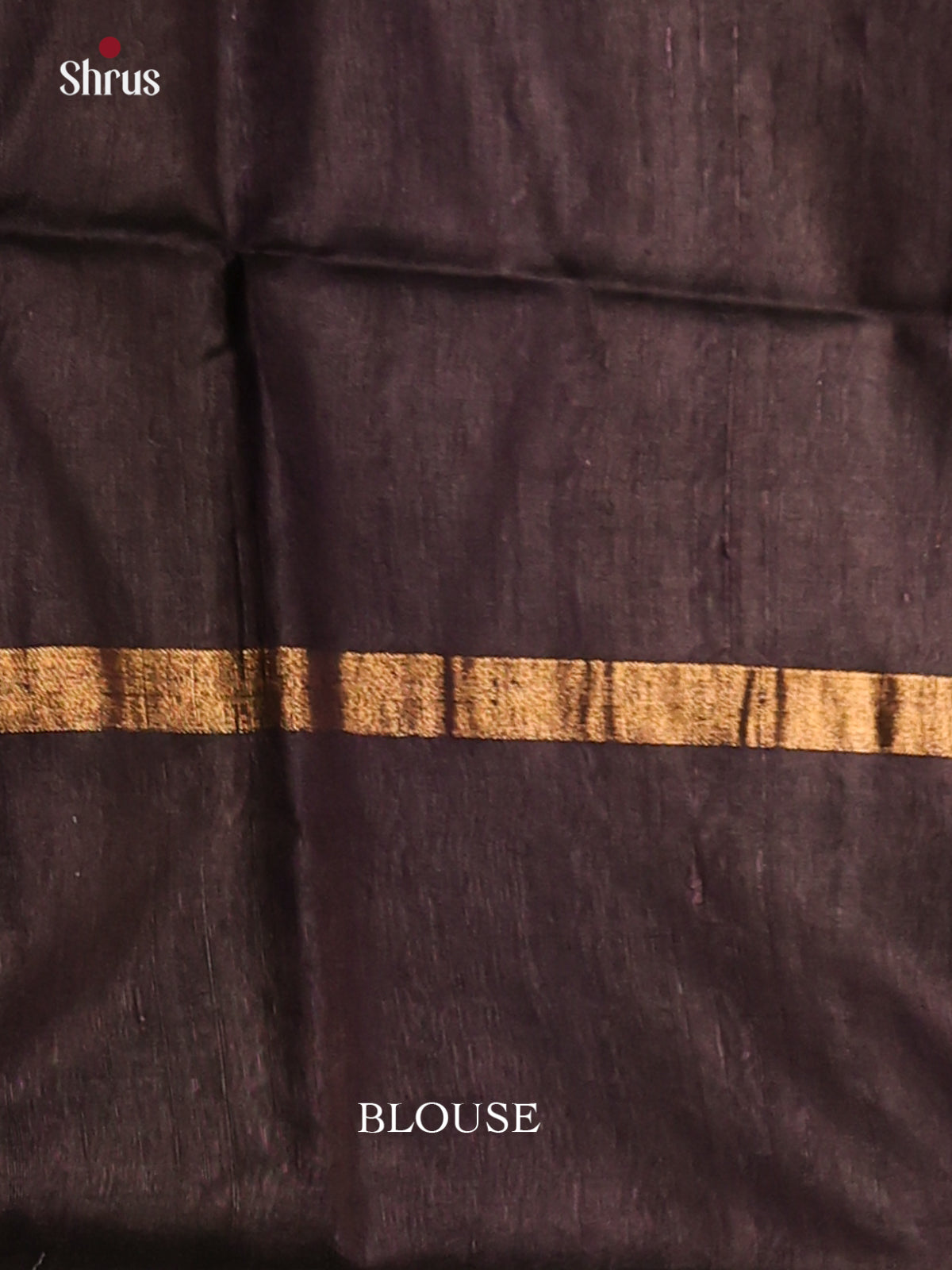 Glimmering Mustard Raw Silk Saree with gold zari buttas , black zari floral brocade pallu - Shop on Shrus.com