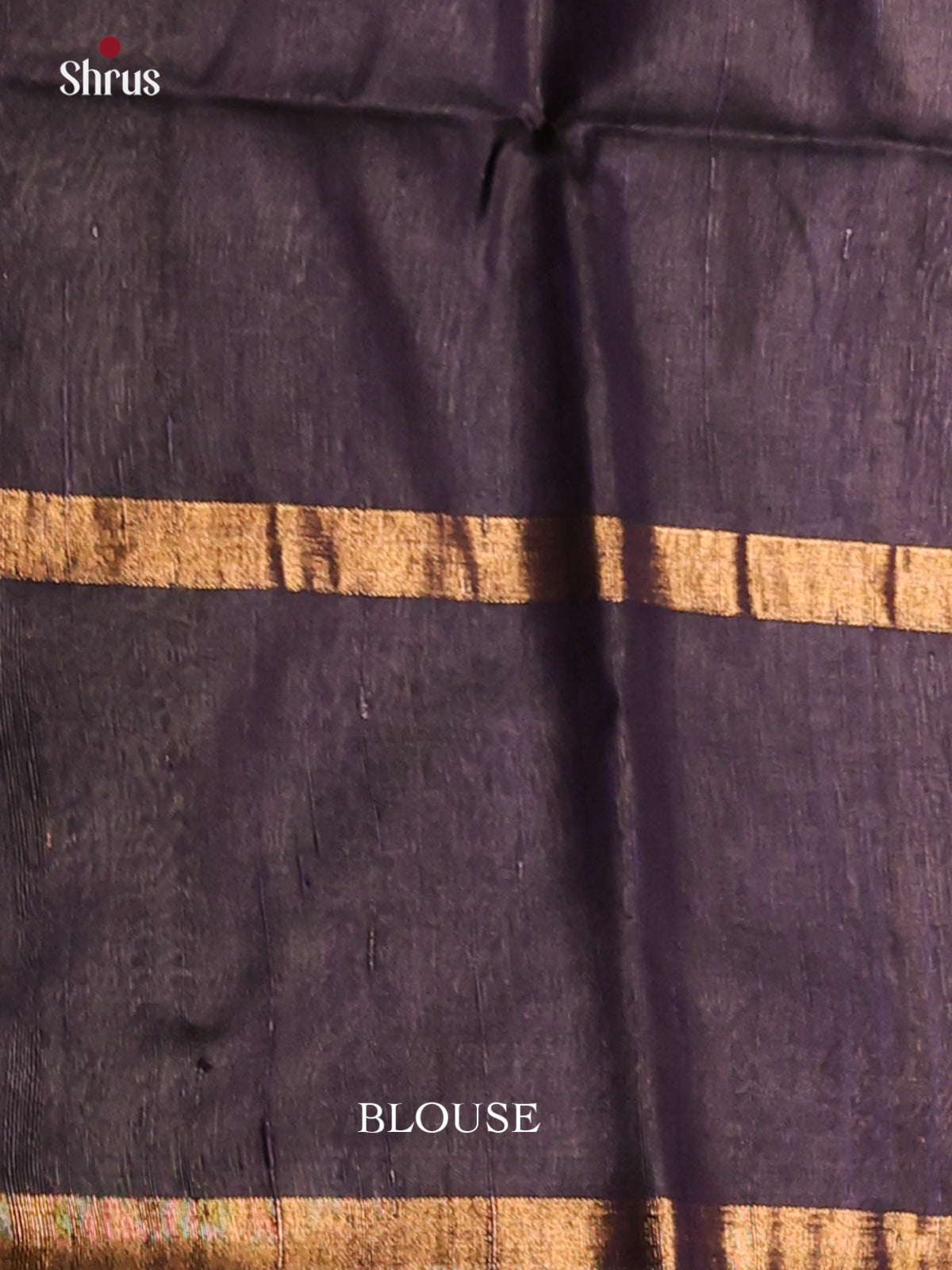 Regal Maroon Raw Silk Saree with gold zari floral buttas , contrast Blue brocade pallu -1