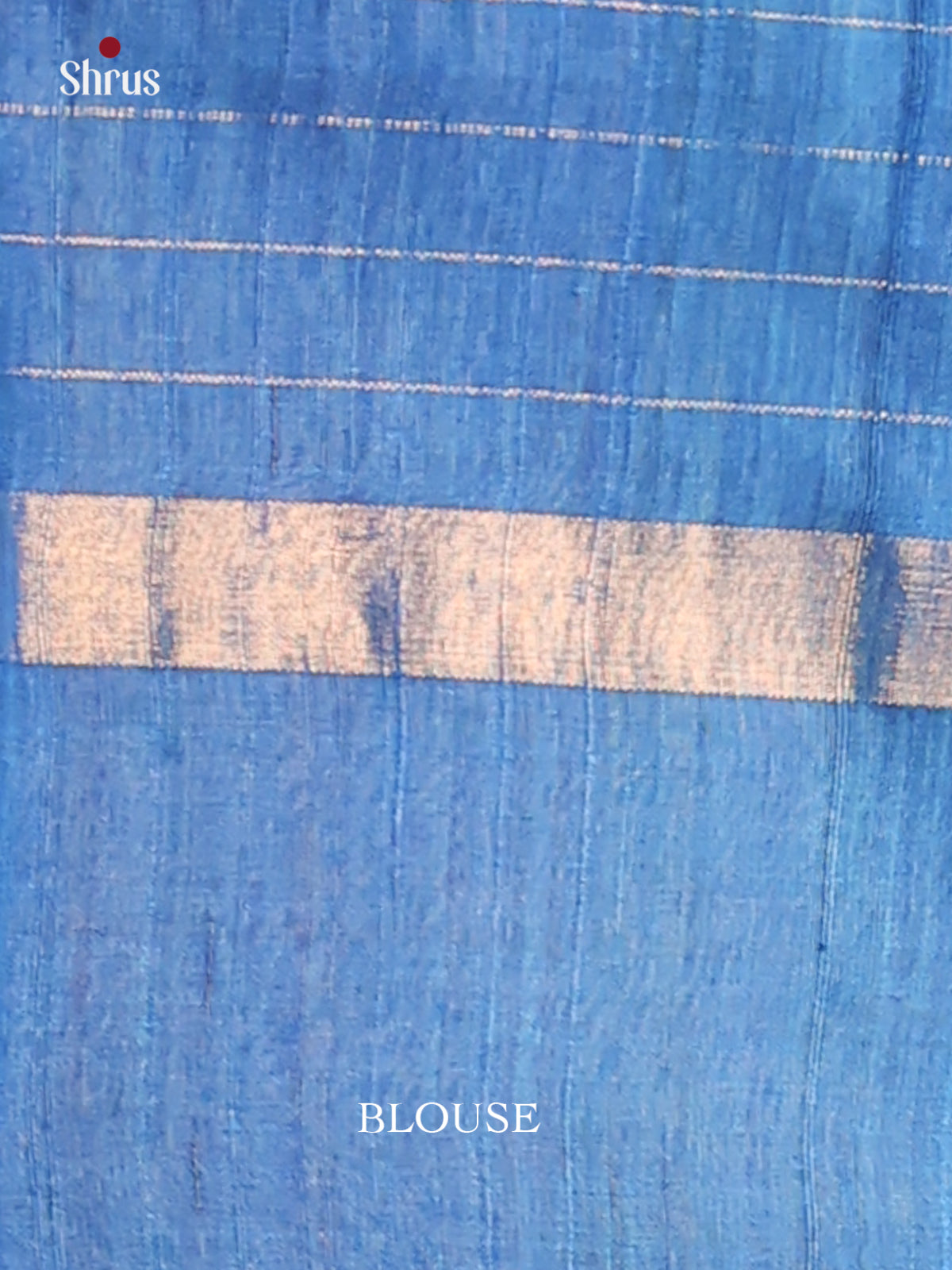 Elegant Violet Raw Silk Saree with gold zari checks , contrast Blue zari woven pallu - Shop on Shrus.com