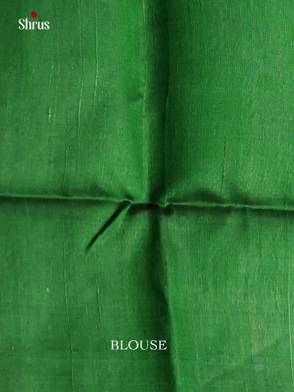 Charming Green Monochrome Raw Silk Saree with zari stripes , self zari border - Shop on Shrus.com