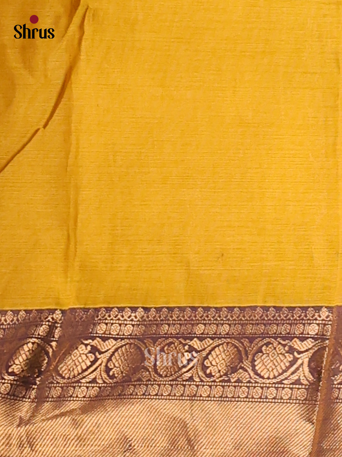 Yellow with Violet - Chettinad Cotton Saree - Shop on Shrus.com