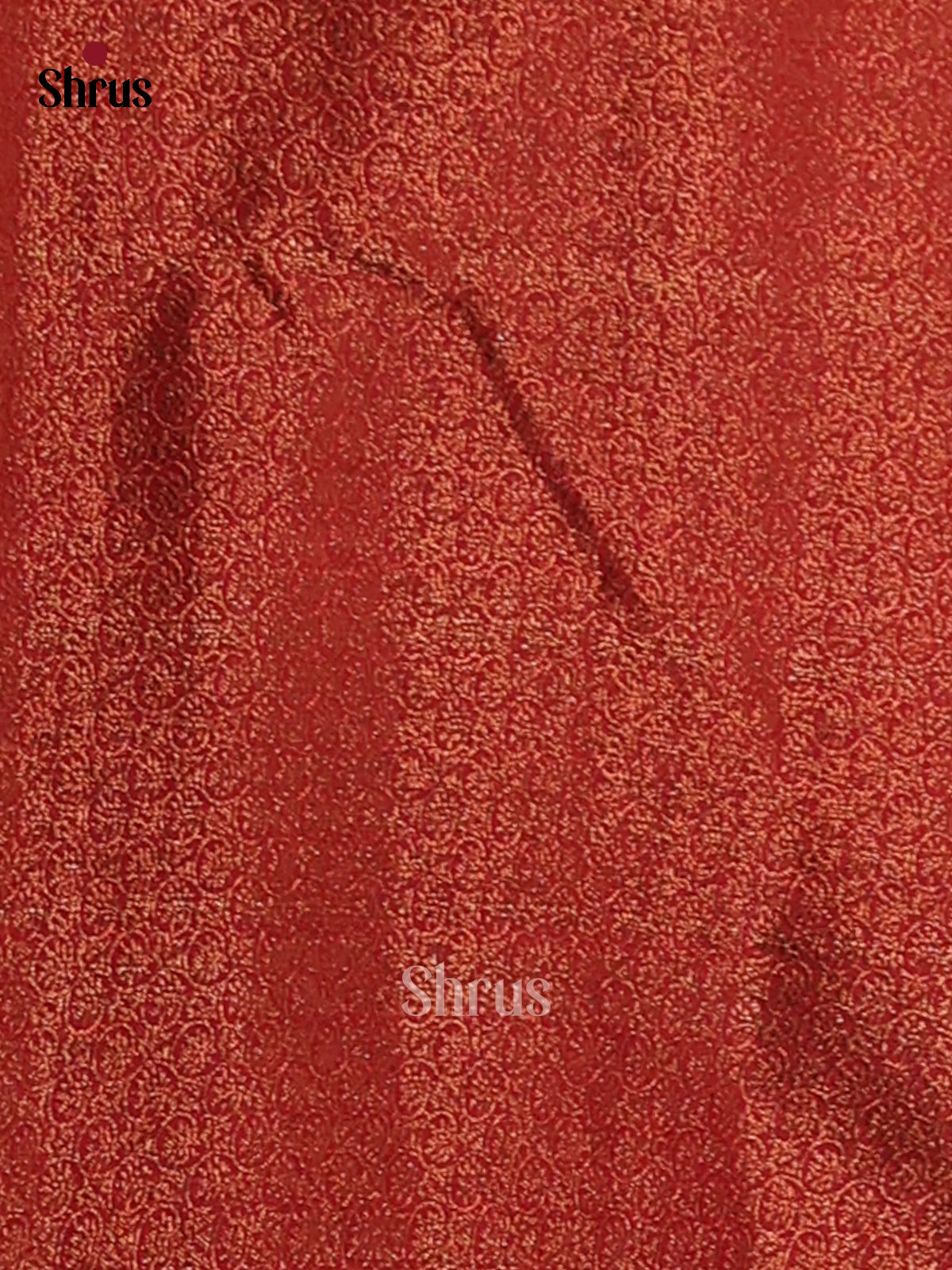 Green with Red - Semi Jute Saree - Shop on Shrus.com