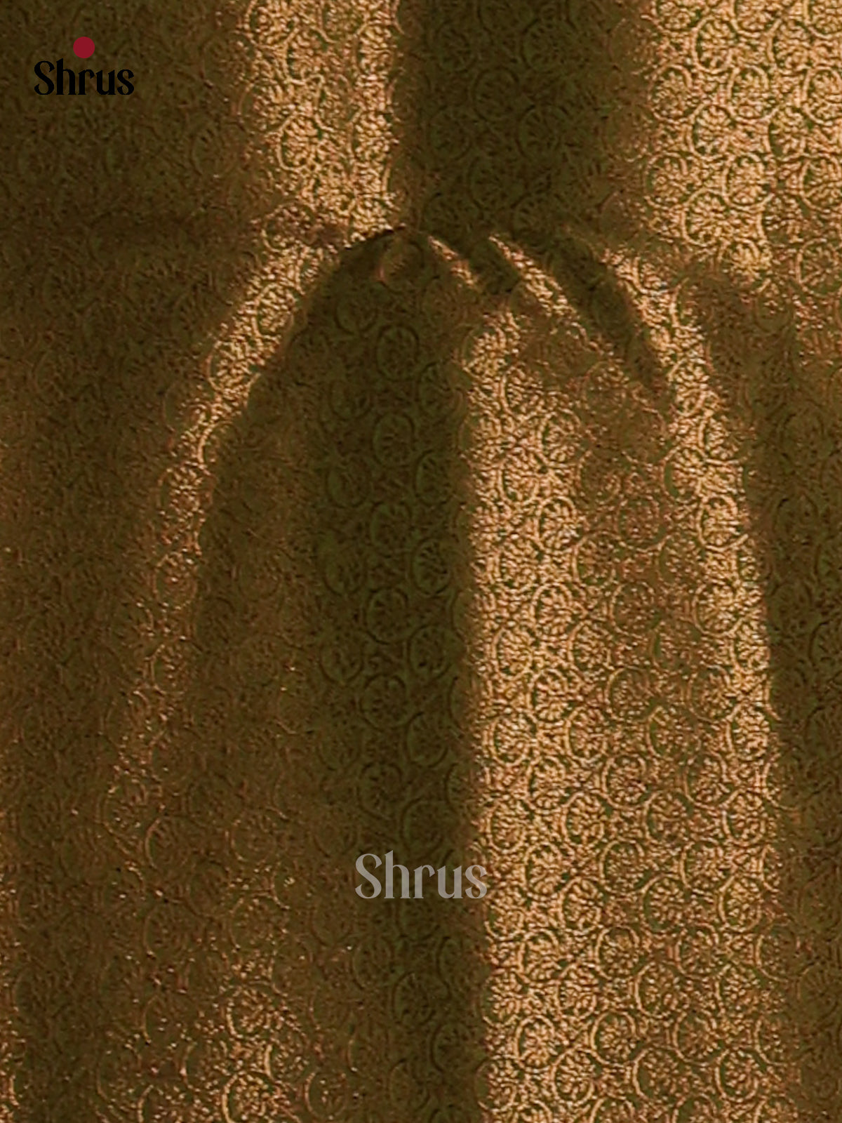 Maroon & Green- Semi Jute Saree - Shop on Shrus.com