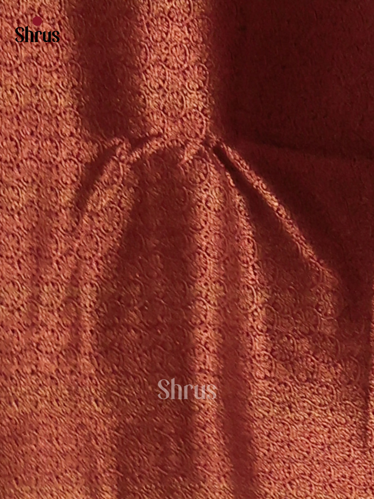 Green & Maroon - Semi Jute Saree - Shop on Shrus.com