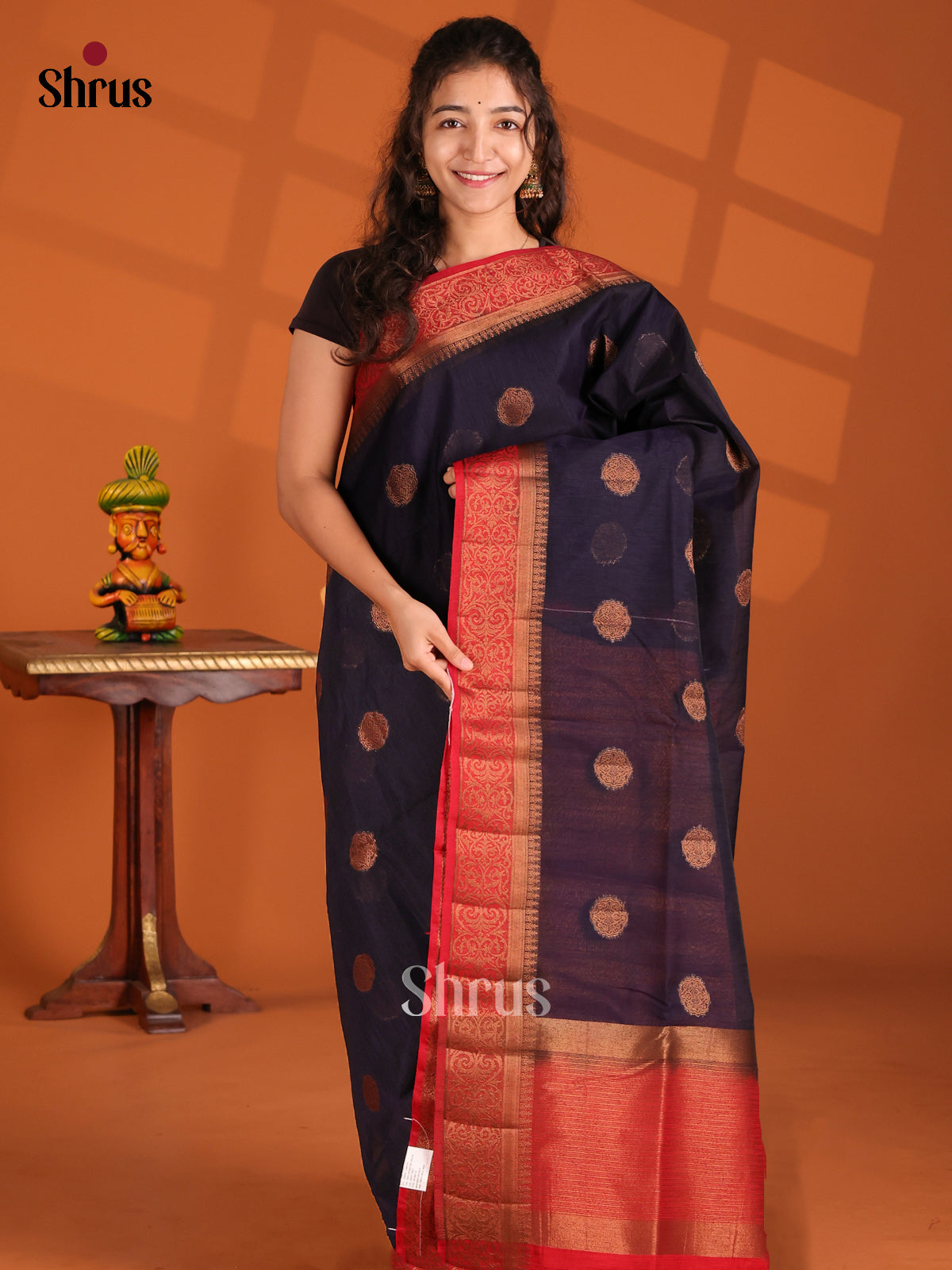 DES26324 - Semi Jute Saree - Shop on Shrus.com