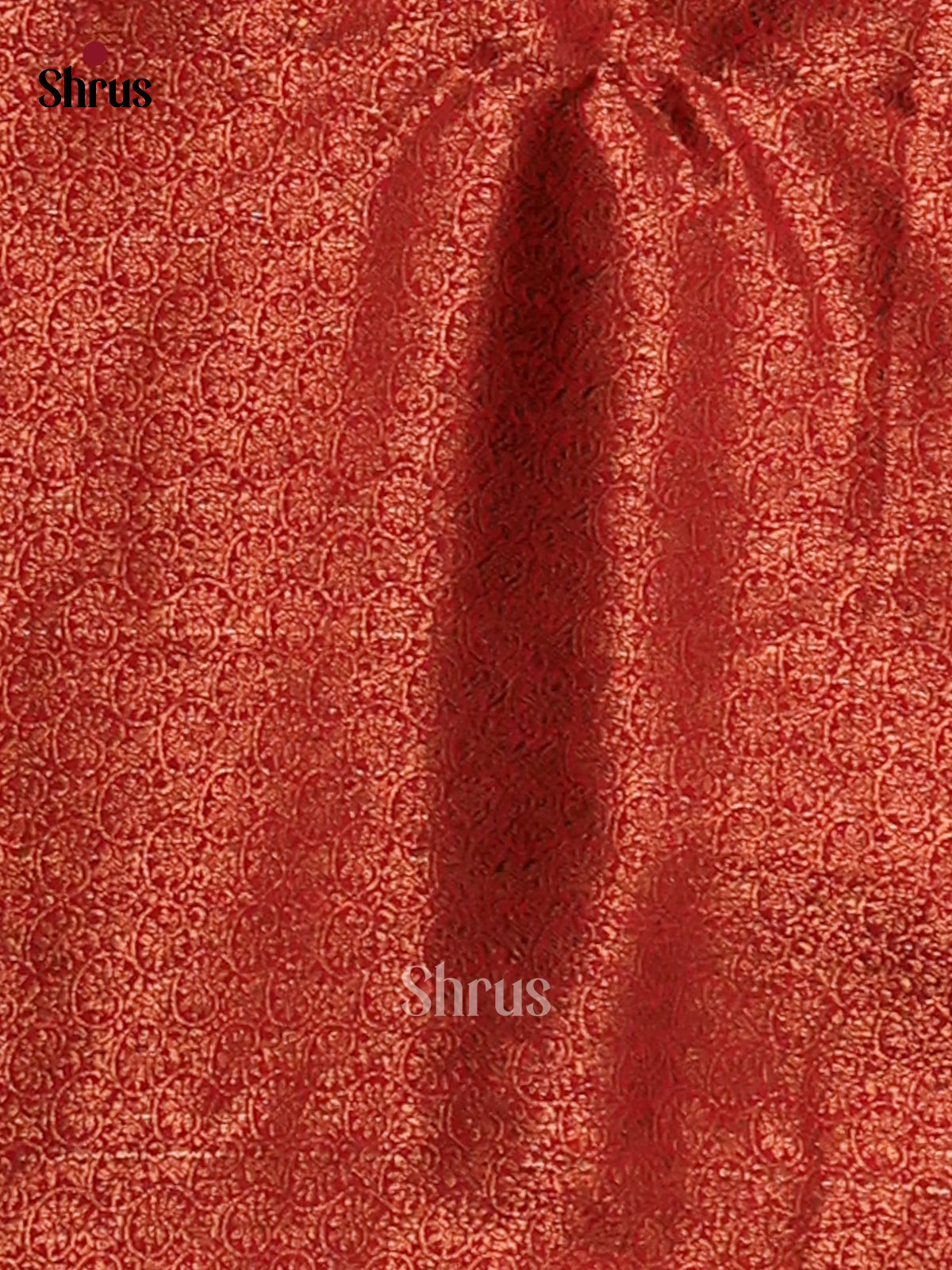 Green & Red- Semi Jute Saree - Shop on Shrus.com