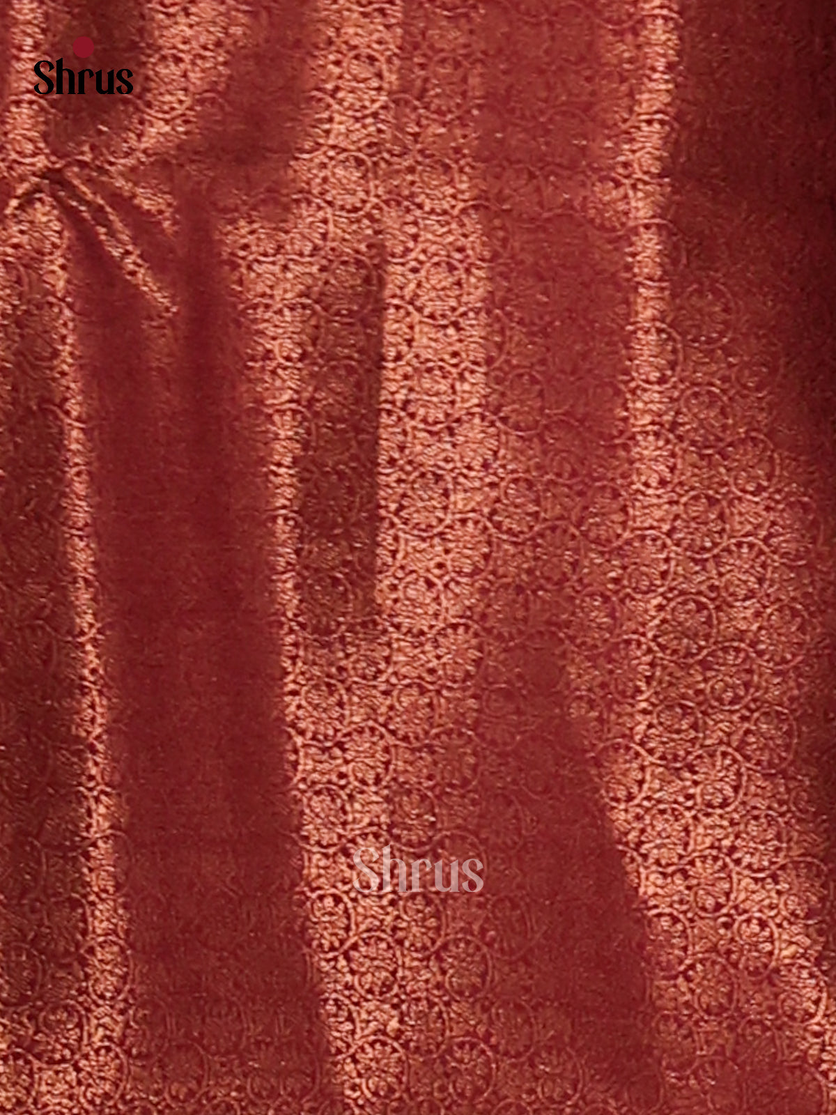 Green & Maroon - Semi Jute Saree - Shop on Shrus.com