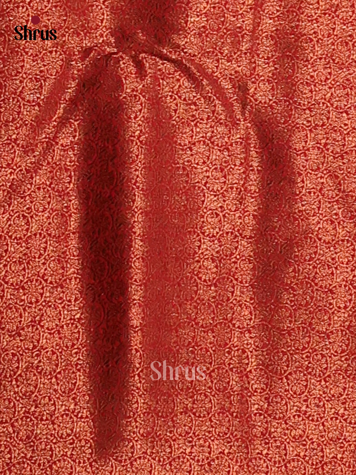 Green & Red - Semi Jute Saree - Shop on Shrus.com