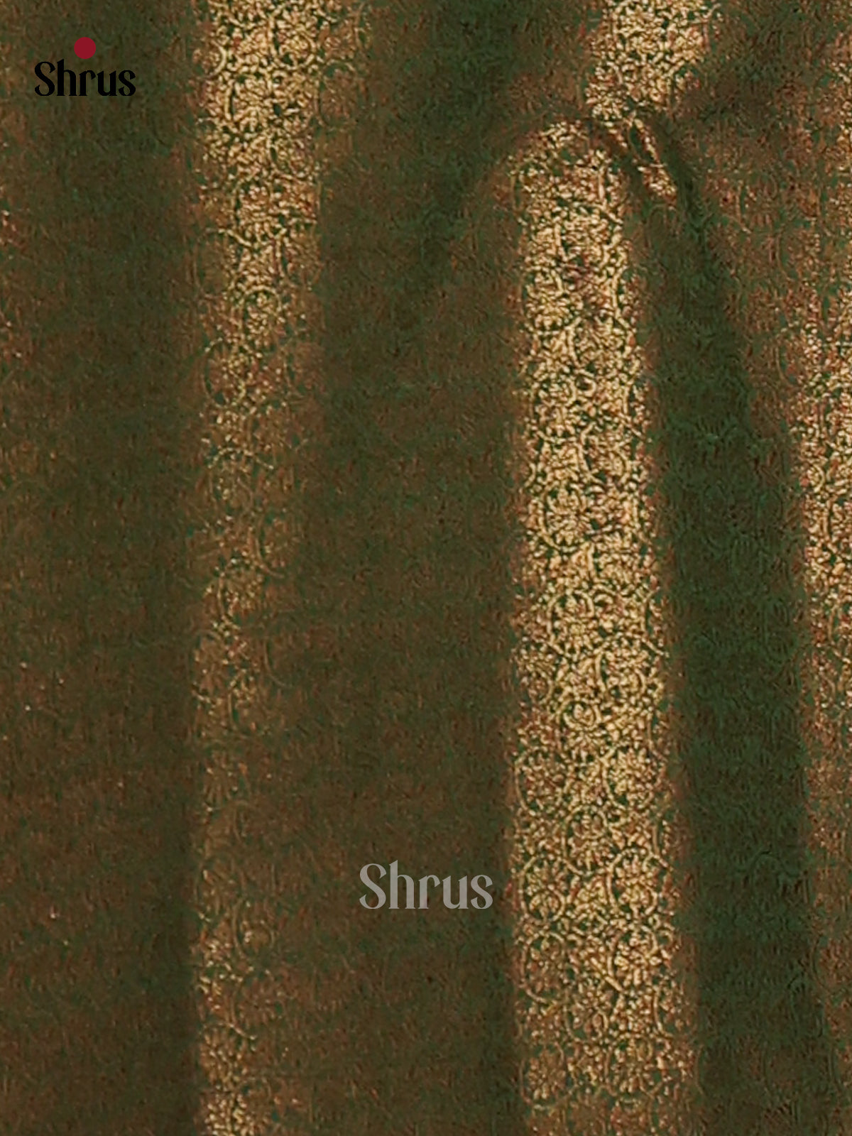 Red & Green - Semi Jute Saree - Shop on Shrus.com