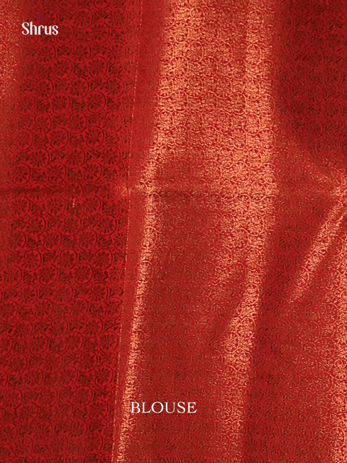 Blue with Red - Semi Jute Saree - Shop on Shrus.com