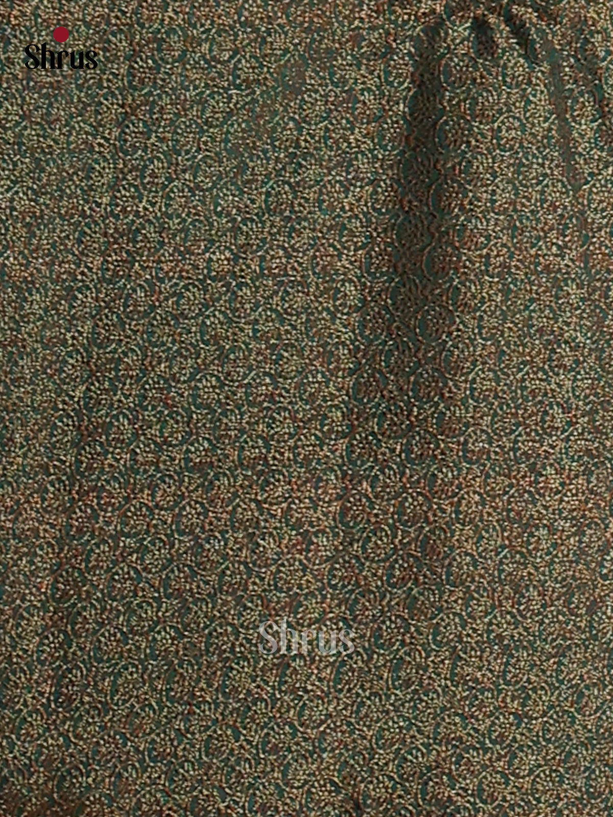 Maroon & Green- Semi Jute Saree - Shop on Shrus.com