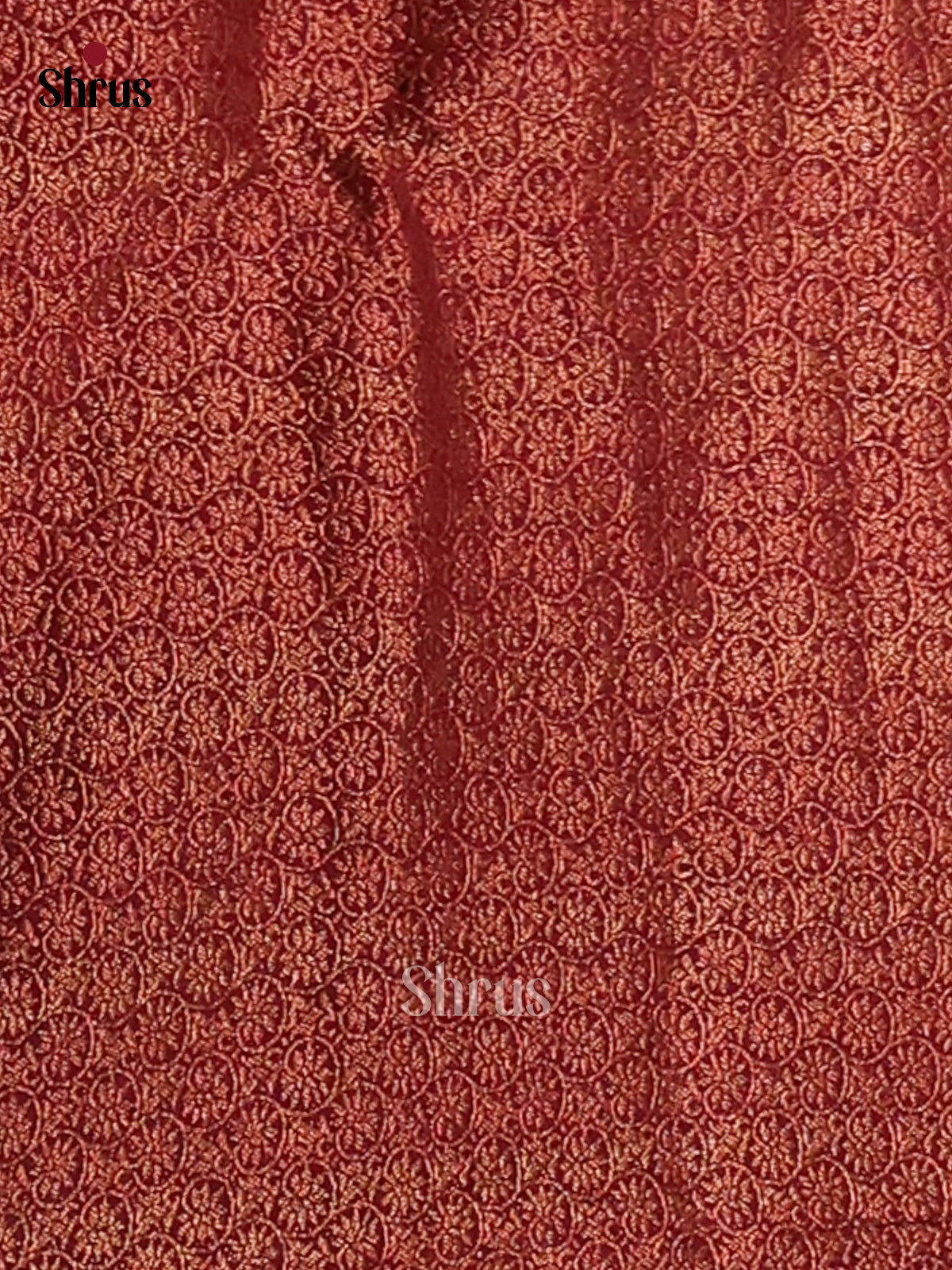 Blue & Maroon- Semi Jute Saree - Shop on Shrus.com