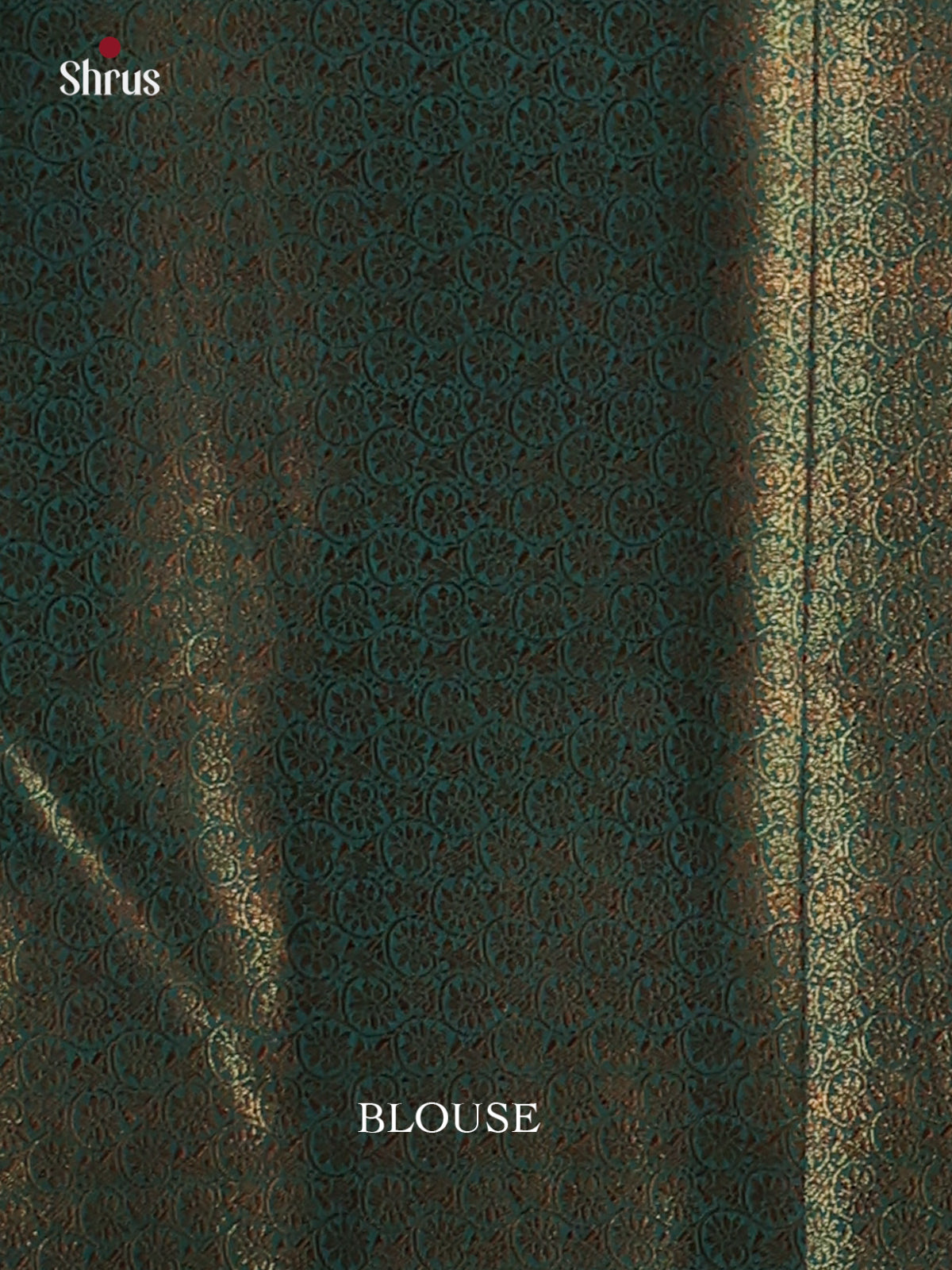 Maroon with Green - Semi Jute Saree - Shop on Shrus.com