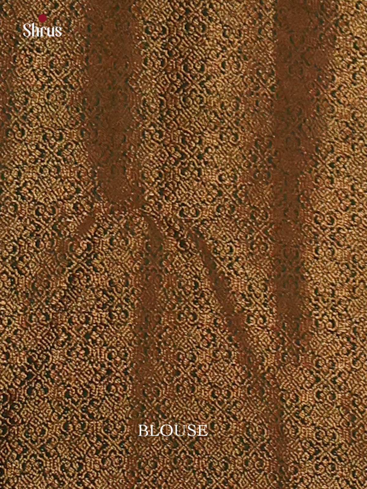 Orange with Green - Semi Jute Saree - Shop on Shrus.com