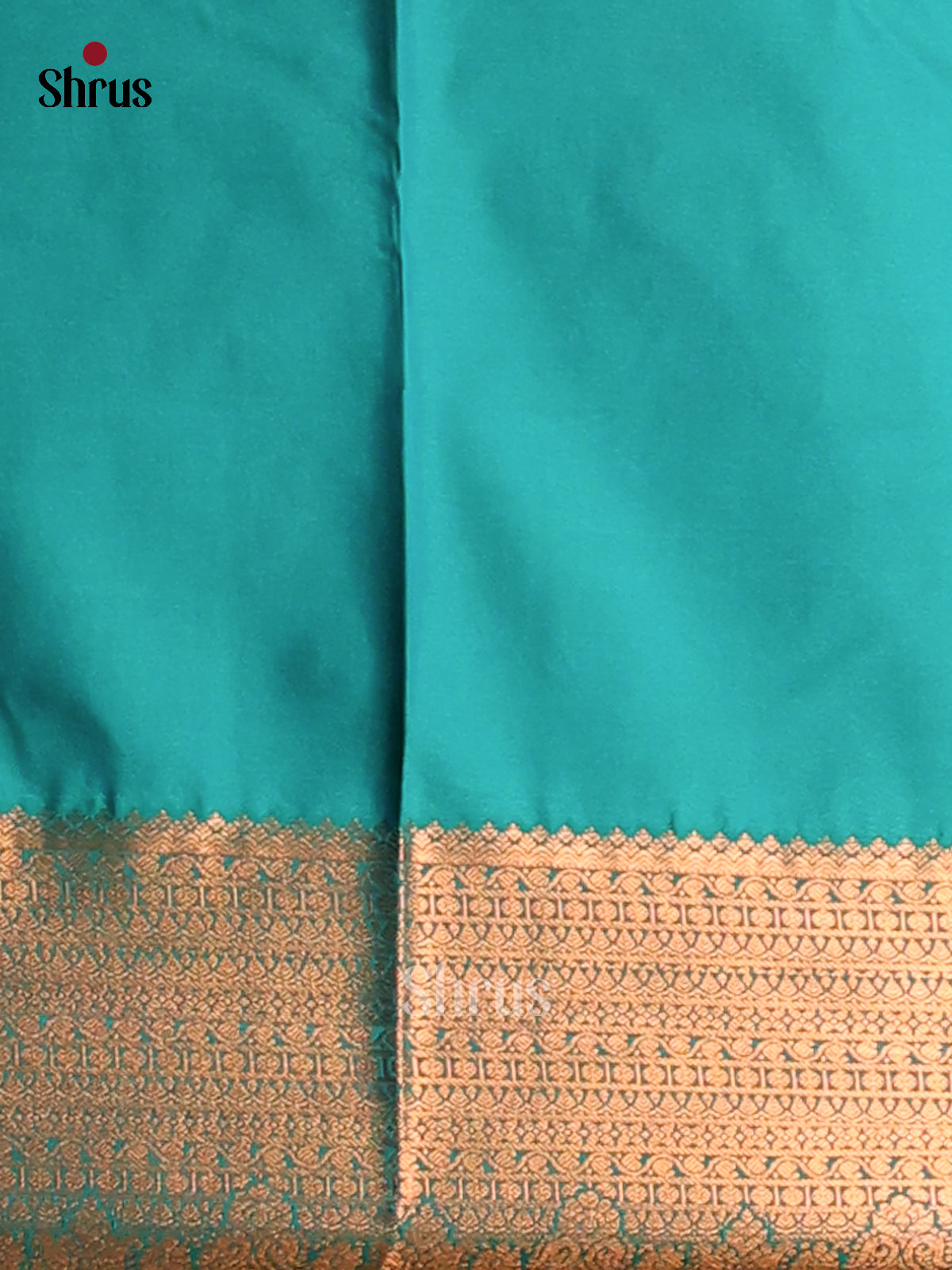 Maroon with Blue- Semi Kanchipuram Saree - Shop on Shrus.com