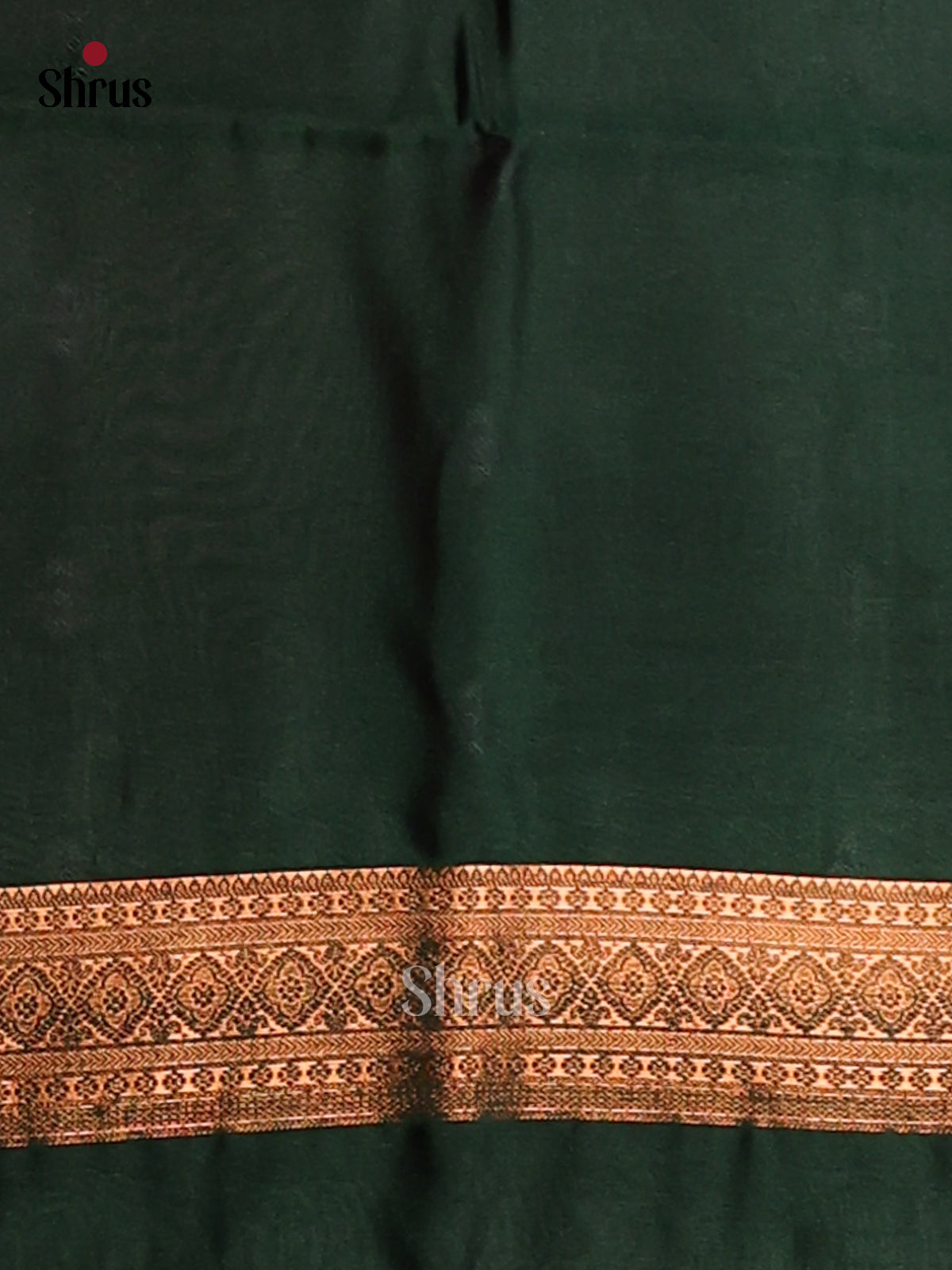 Maroon & Green- Semi Softsilk Saree - Shop on Shrus.com