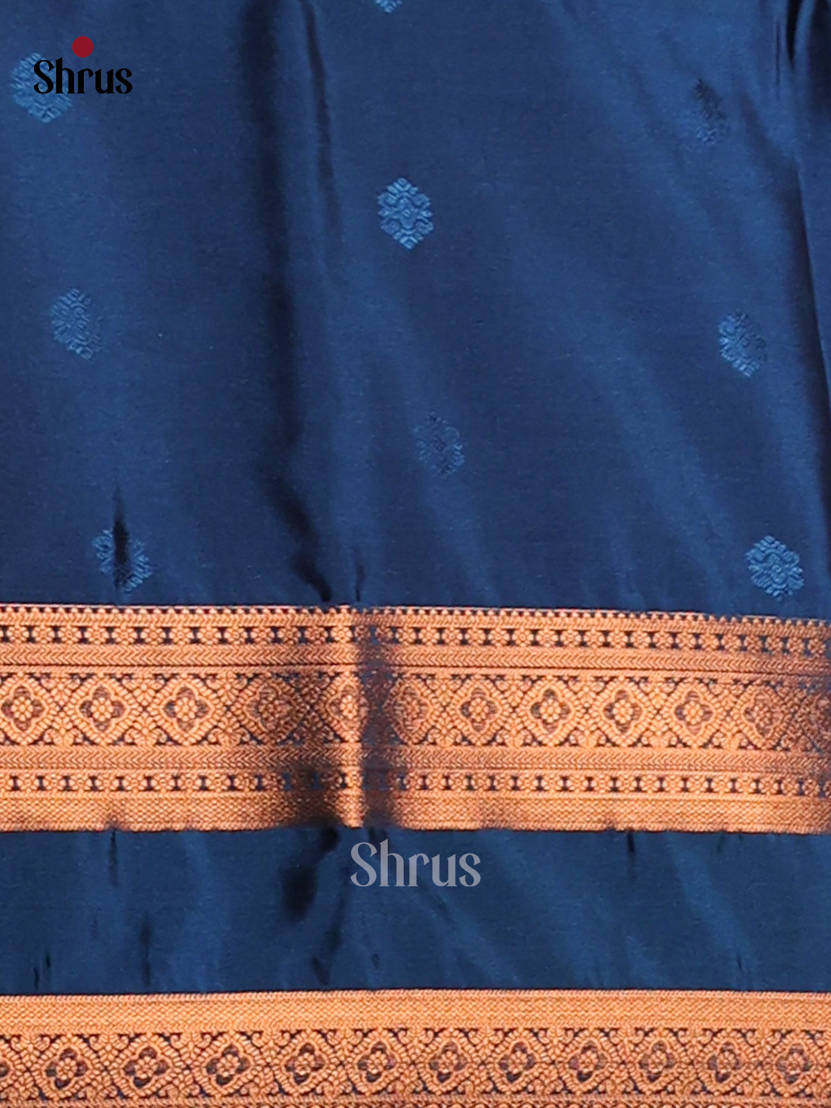 Purple & Blue- Semi Softsilk Saree - Shop on Shrus.com