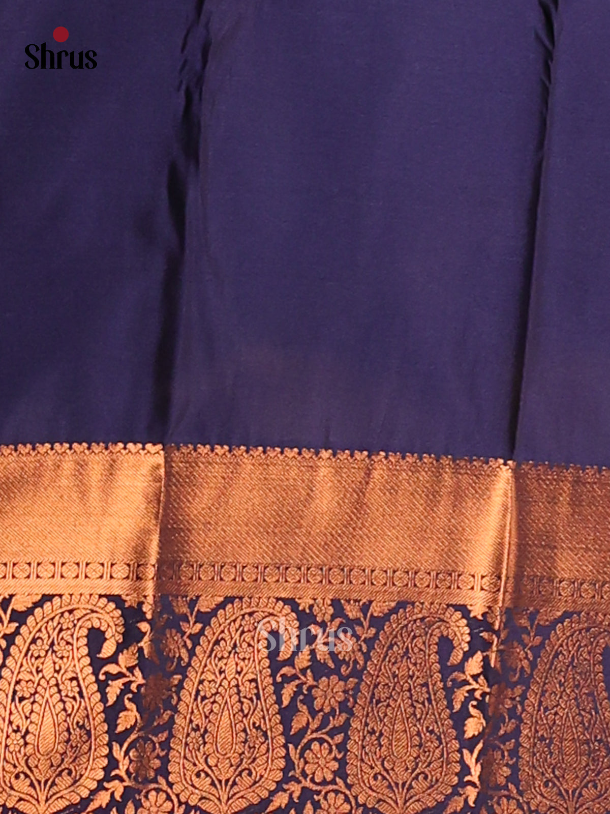 Green with Blue- Semi Kanchipuram Saree - Shop on Shrus.com