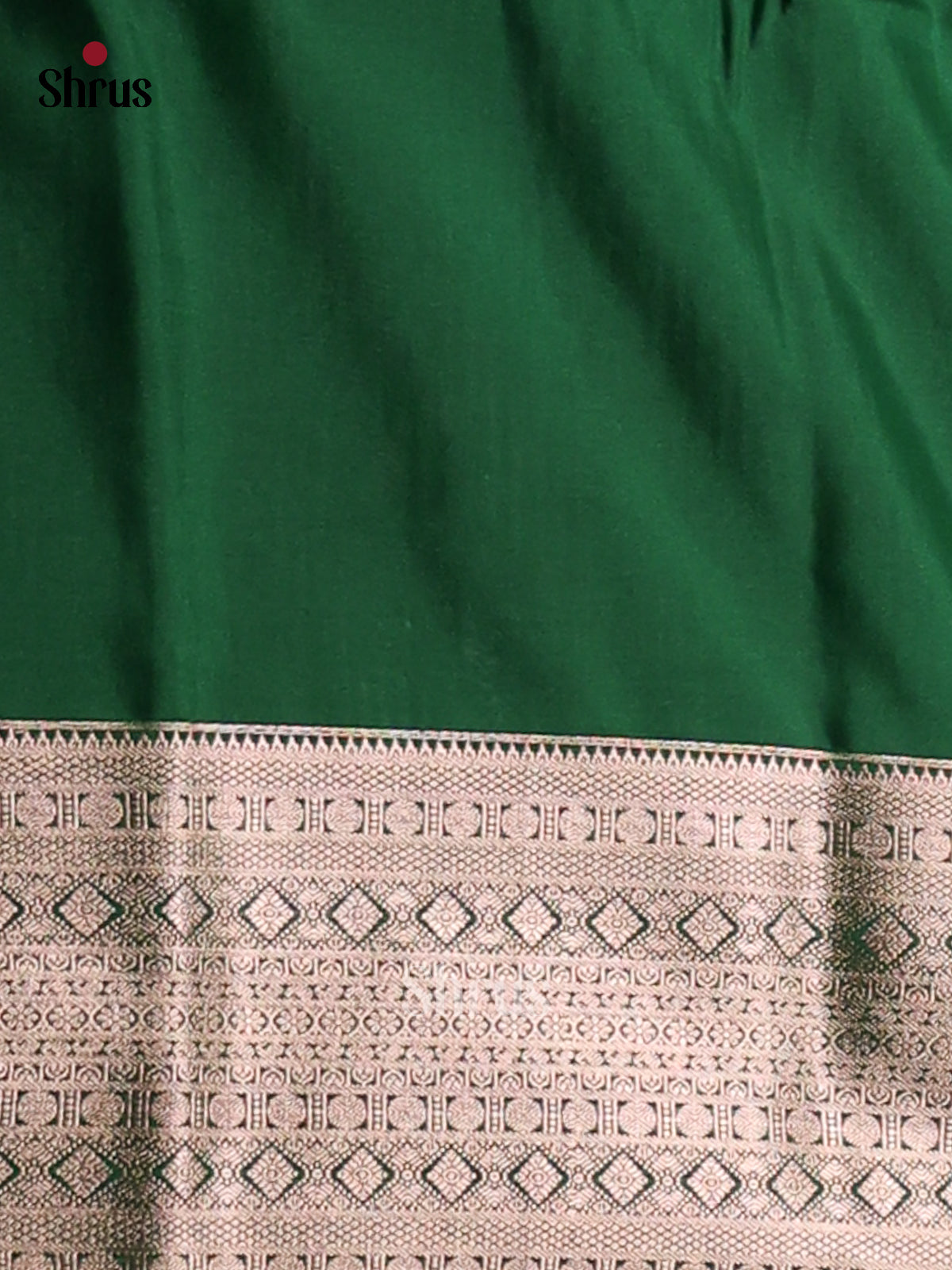 Violet & Green - Semi Softsilk Saree - Shop on Shrus.com