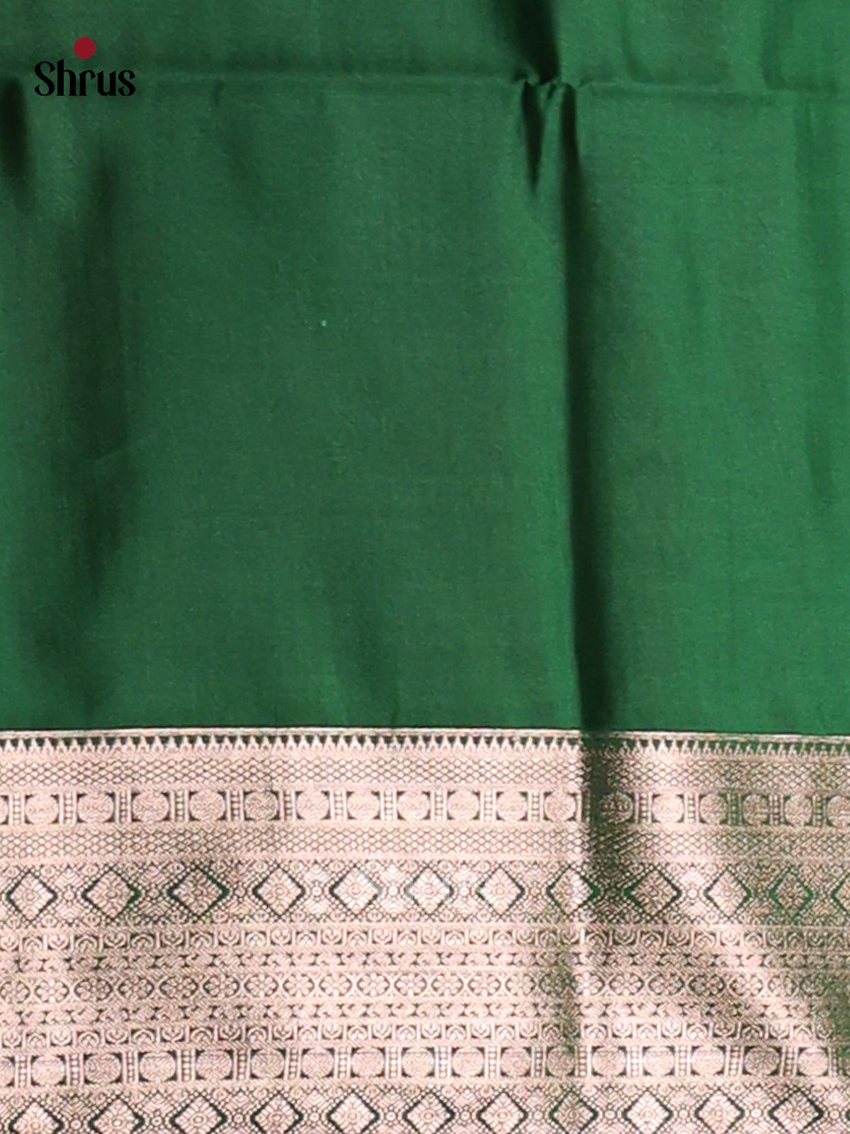 Pink & Green - Semi Softsilk Saree - Shop on Shrus.com