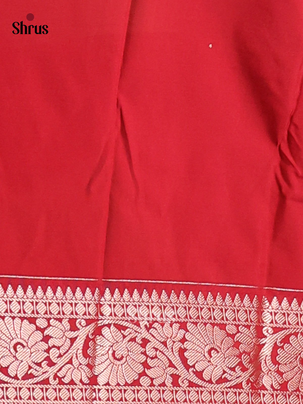 Green with Maroon- Semi Kanchipuram Saree - Shop on Shrus.com